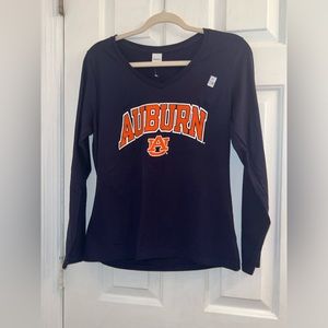 Size small U of A university of Auburn college football navy orange long sleeve